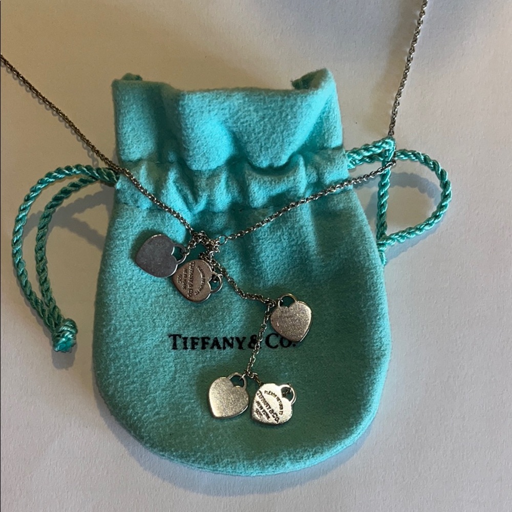 Tiffany & Co. Multi Heart Tag Necklace